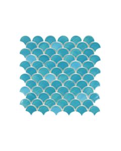 Small Moroccan Fish Scales – Caribbean Blue