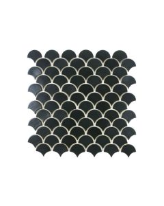 Small Moroccan Fish Scales – Satin Black