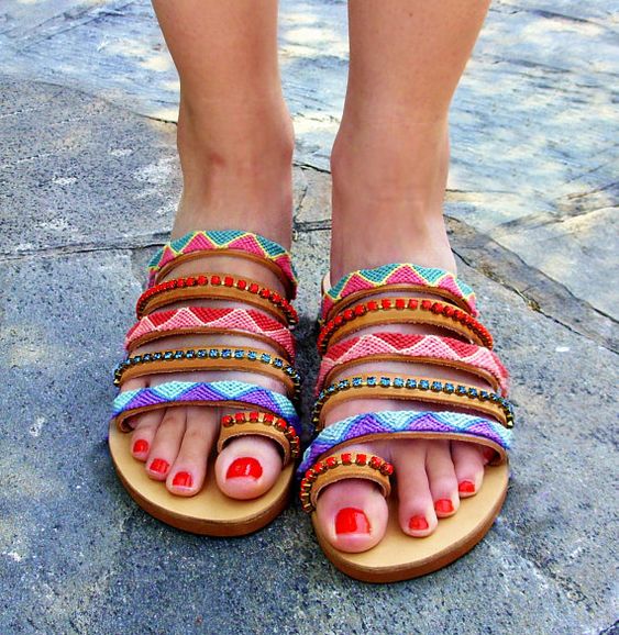 Moroccan Fashion Design Boho Sandal 17.jpg