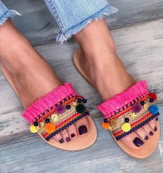 Moroccan Fashion Design Boho Sandal 50.jpg