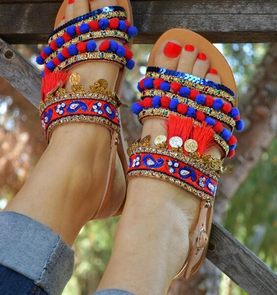 Moroccan Fashion Design Boho Sandal 51.jpg