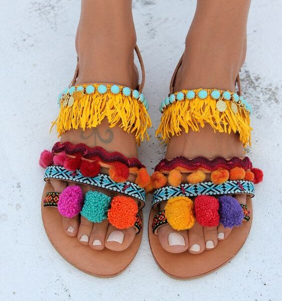 Moroccan Fashion Design Boho Sandal 52.jpg