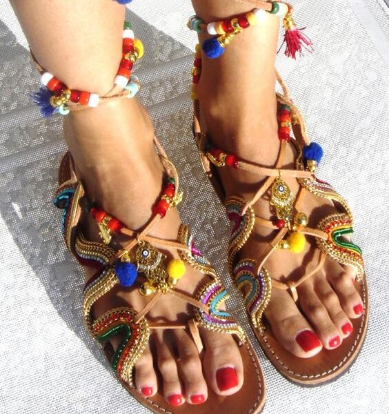 Moroccan Fashion Design Boho Sandal 53.jpg